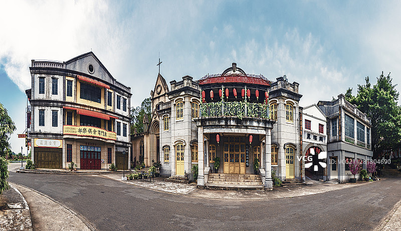 江海荣+广东省佛山市南海中央电视台南海影视城图片素材