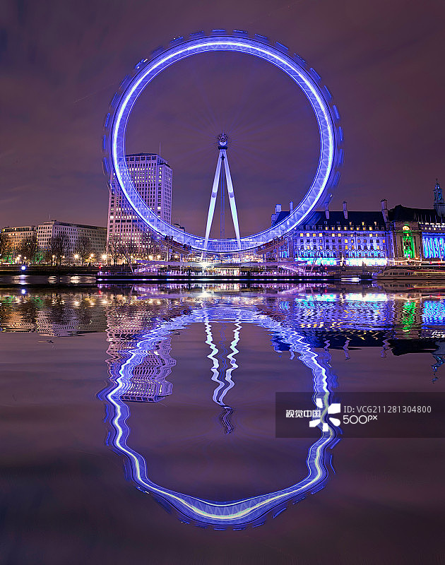 伦敦的专属倒影池图片素材