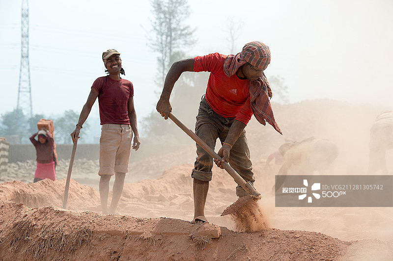 巴克塔普尔砖厂图片素材