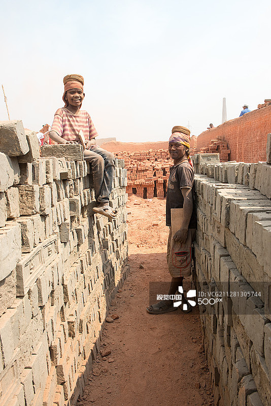 巴克塔普尔砖厂图片素材