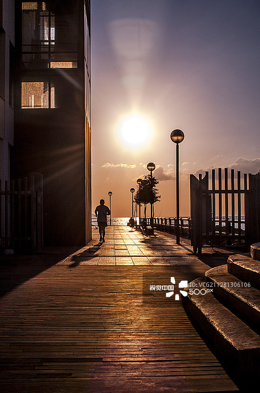 阿利坎特跑步图片素材