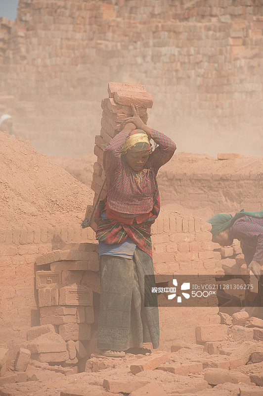 巴克塔普尔砖厂图片素材