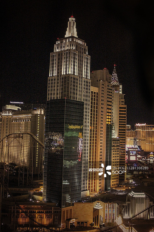 纽约-纽约酒店及赌场图片素材