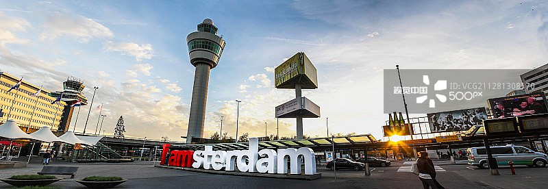 阿姆斯特丹史基浦机场广场图片素材