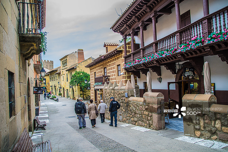 西班牙村图片素材