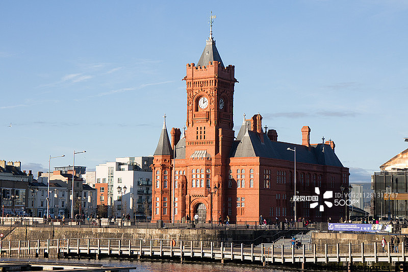 码头大厦图片素材