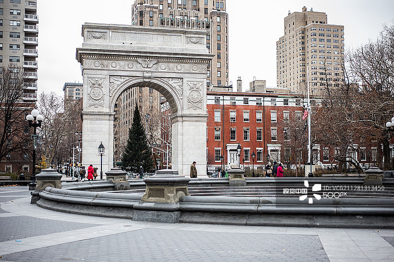 纽约：华盛顿广场拱门图片素材