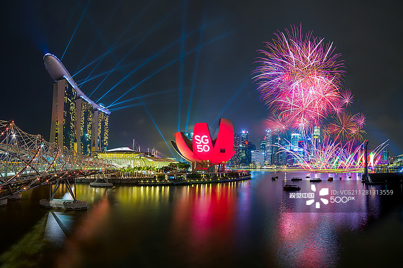 新加坡新年快乐！图片素材