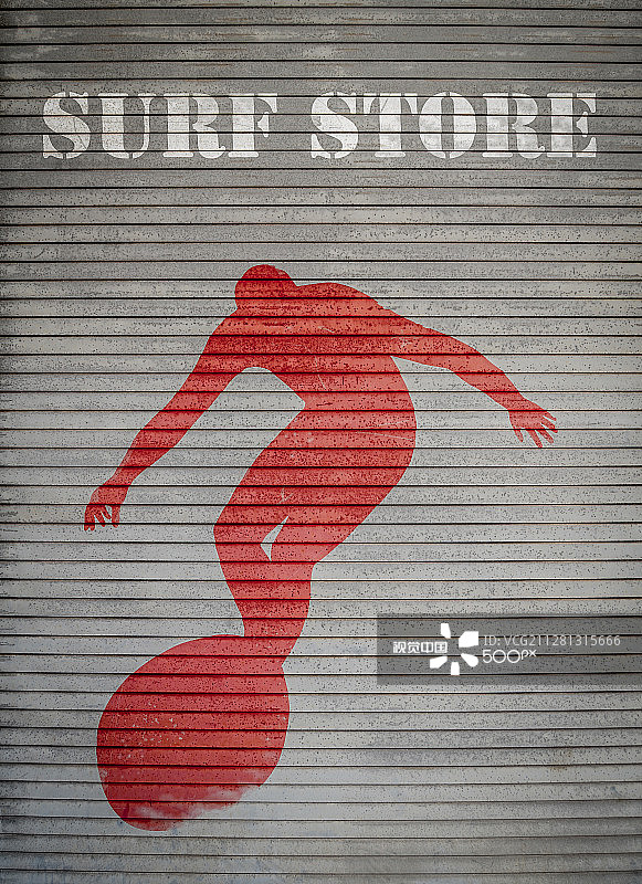 复古冲浪商店招牌图片素材