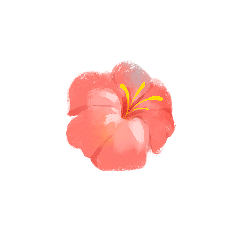 花环花束的鲜花元素图片素材