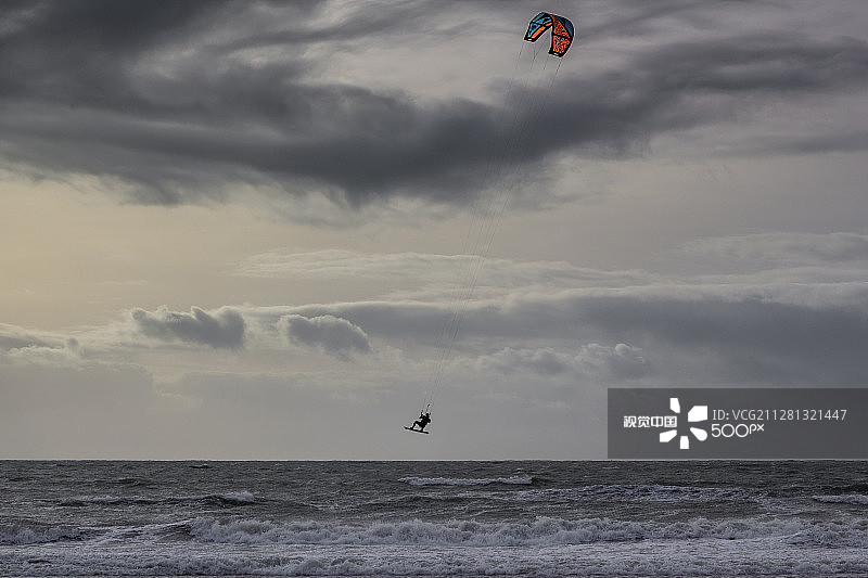 风筝冲浪图片素材