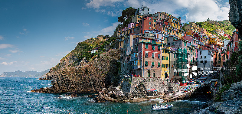意大利五渔村里奥马焦雷图片素材