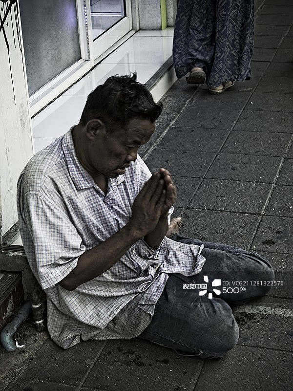 无家可归的人图片素材