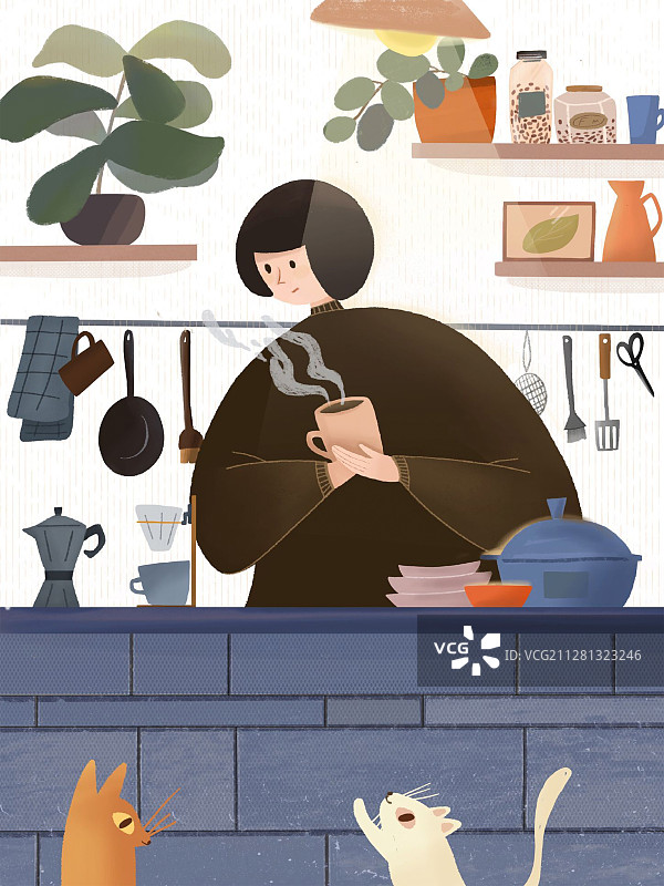 生活之一厨房咖啡图片素材