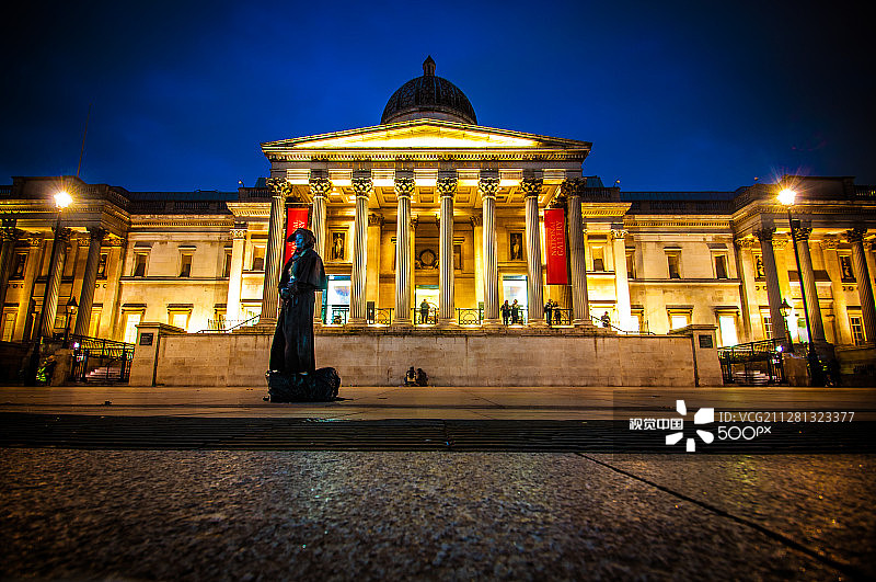 伦敦国家美术馆图片素材