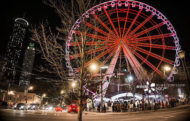 美国佐治亚州亚特兰大车轮图片素材