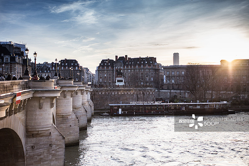 巴黎新桥图片素材