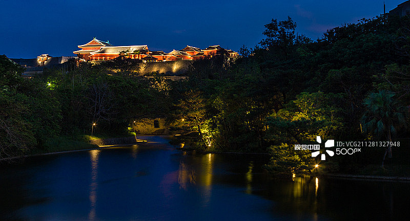 日本冲绳首里城图片素材