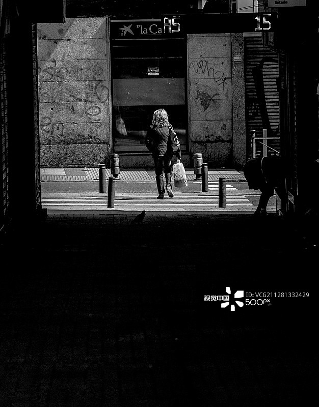 人行横道图片素材