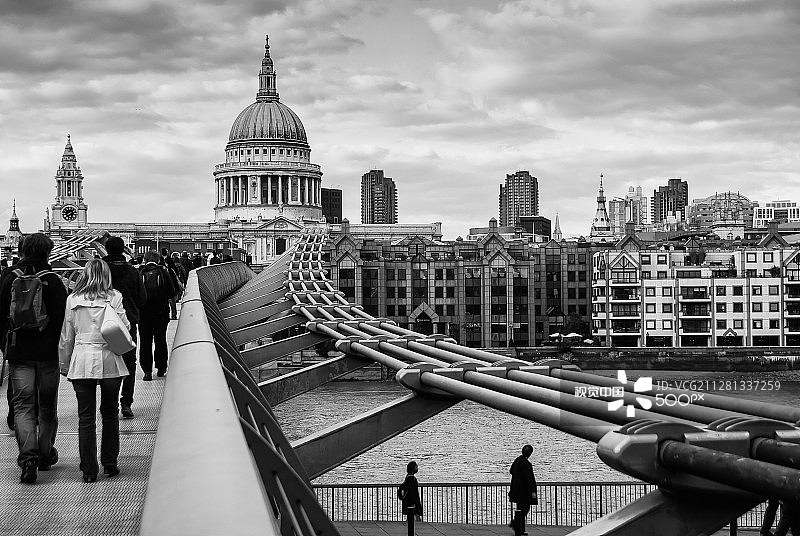 千禧桥图片素材