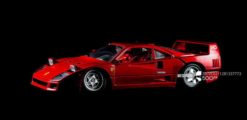 法拉利F40压铸模型 1:18图片素材