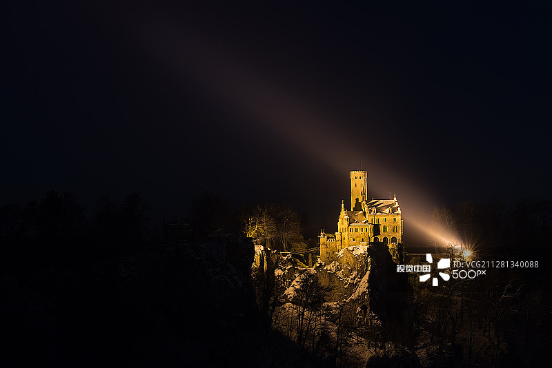 利希滕施泰因城堡图片素材