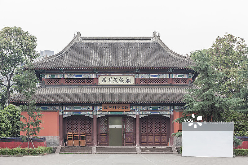 中国四川省成都市武侯祠图片素材