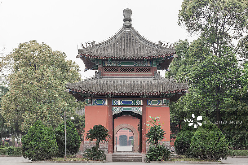 中国四川省成都市武侯祠图片素材