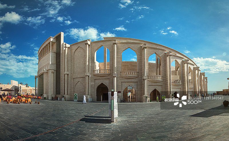 卡塔尔多哈圆形剧场图片素材