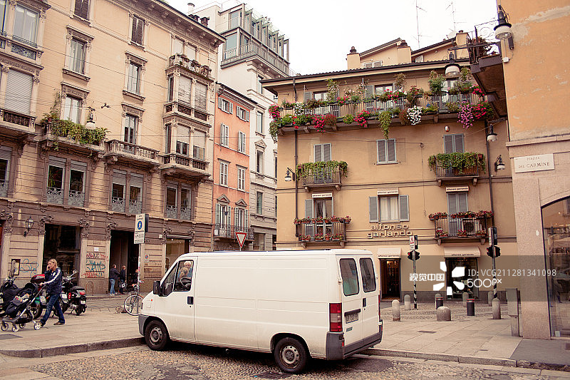 米兰的厢型车图片素材
