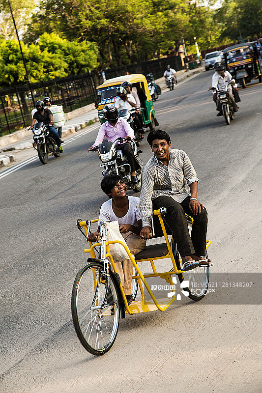 印度拉贾斯坦邦肖像图片素材