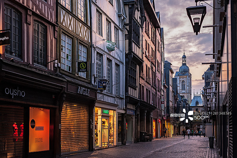 鲁昂的傍晚图片素材