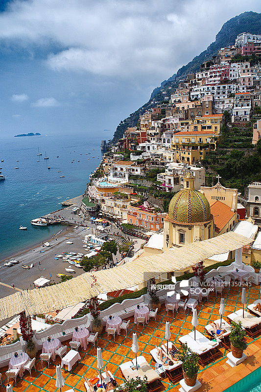 波西塔诺图片素材