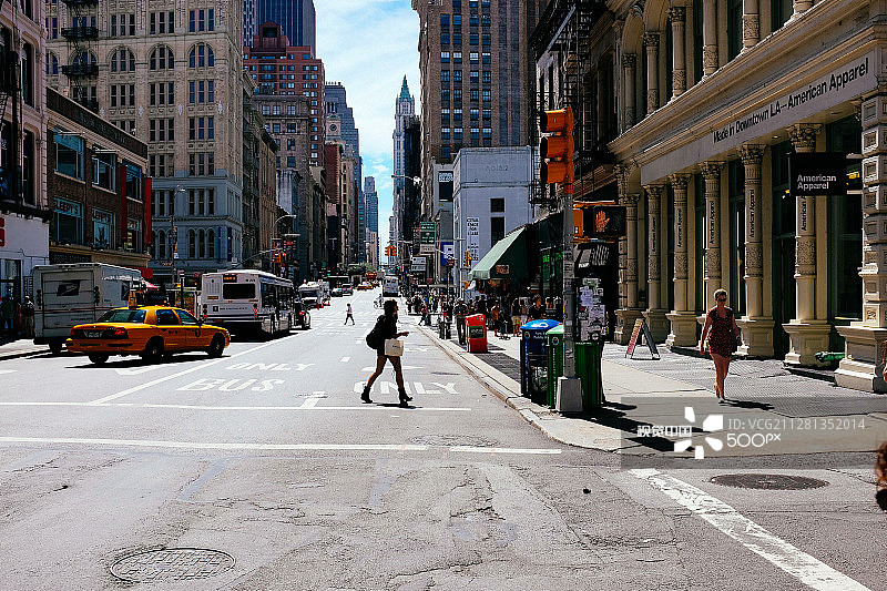 百老汇路口图片素材