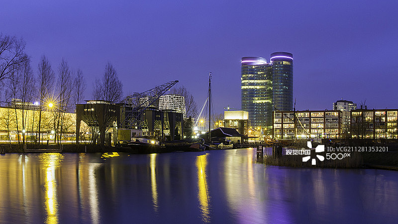 乌得勒支的迷你天际线图片素材