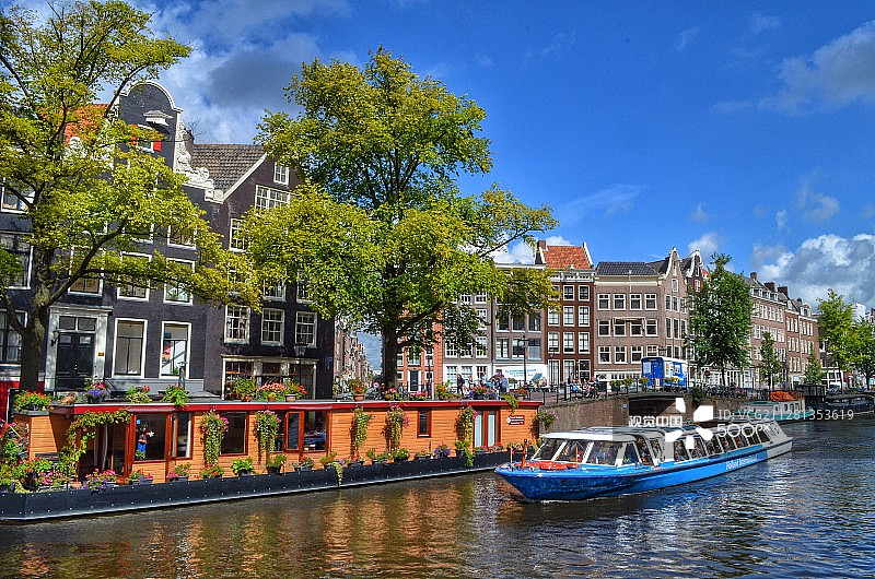 阿姆斯特丹的清晨图片素材