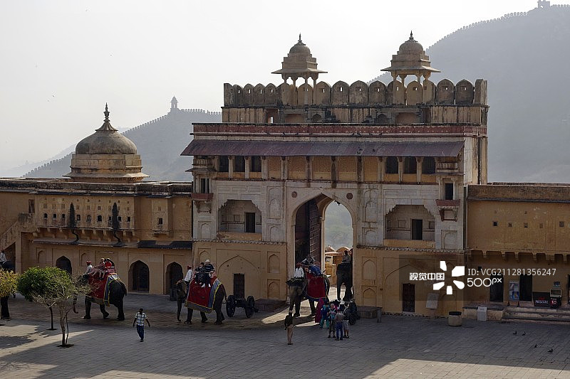 斋浦尔琥珀堡图片素材