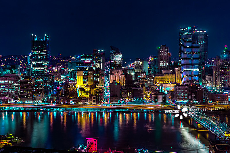 匹兹堡天际线图片素材