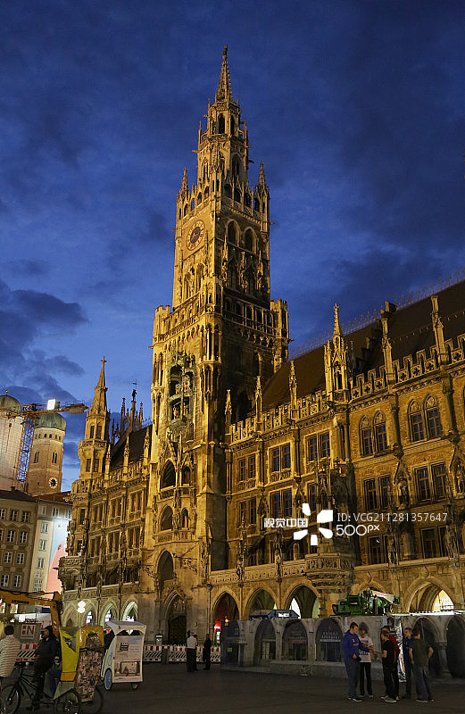 德国慕尼黑新市政厅图片素材