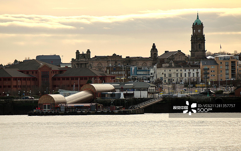 伍德赛德渡轮码头图片素材