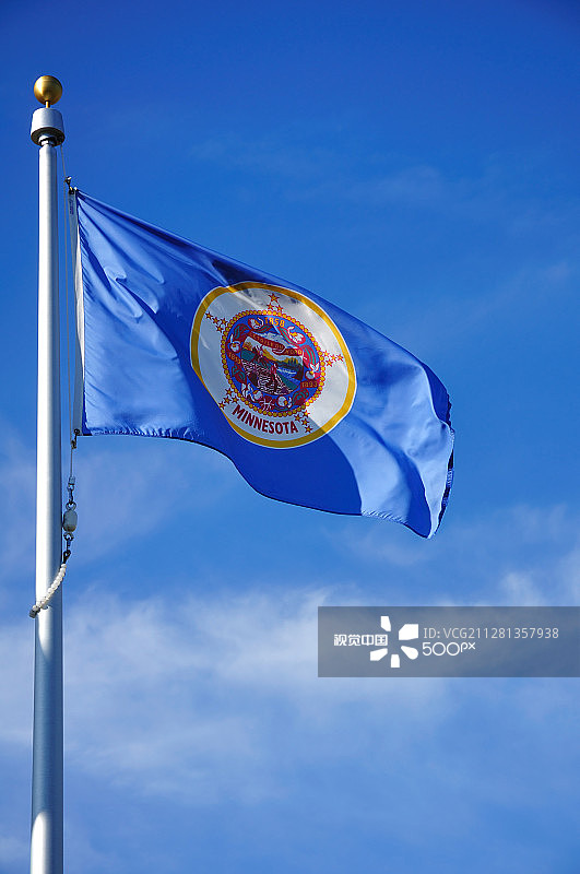 明尼苏达州州旗图片素材