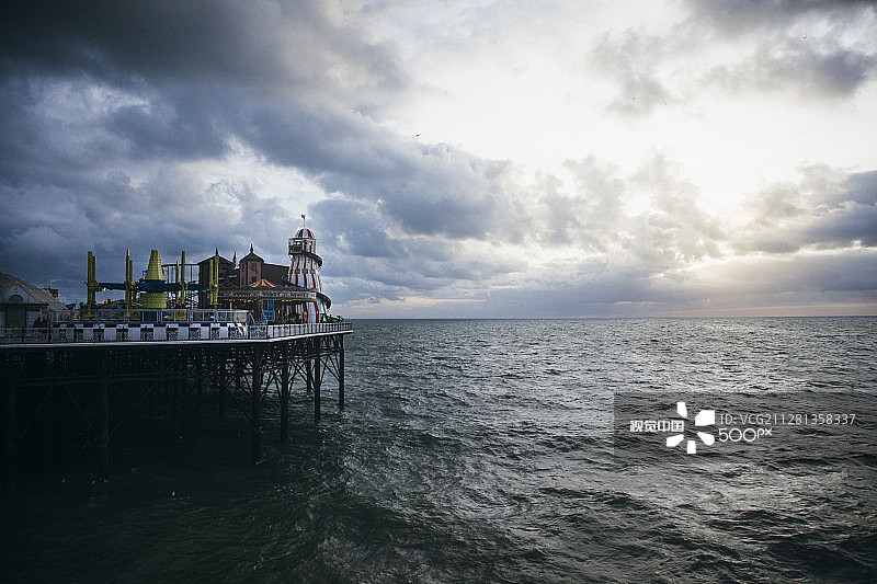 布莱顿码头图片素材