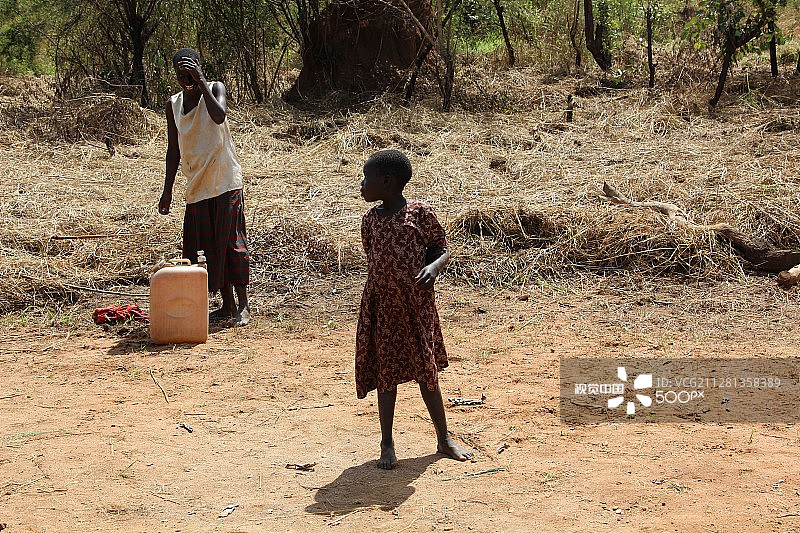 快乐-基特古姆，乌干达，非洲图片素材