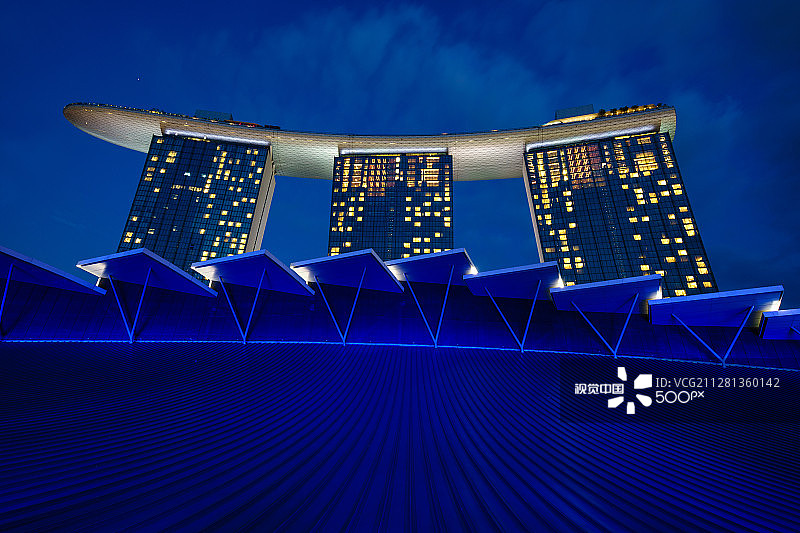 新加坡滨海湾金沙图片素材