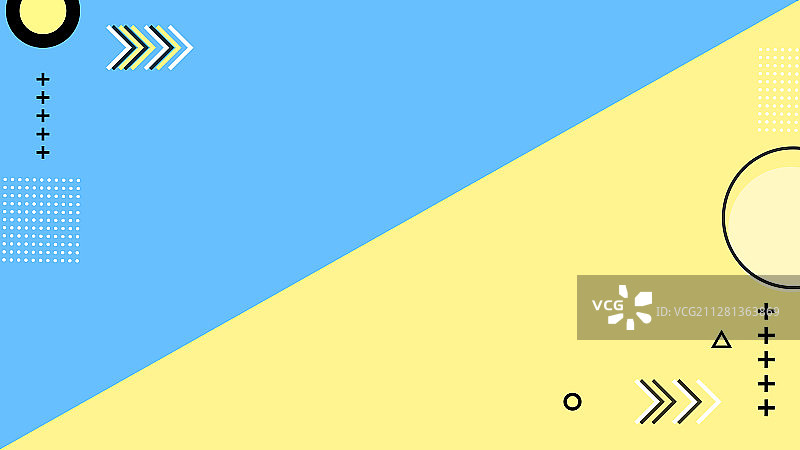 孟菲斯扁平风背景图片素材