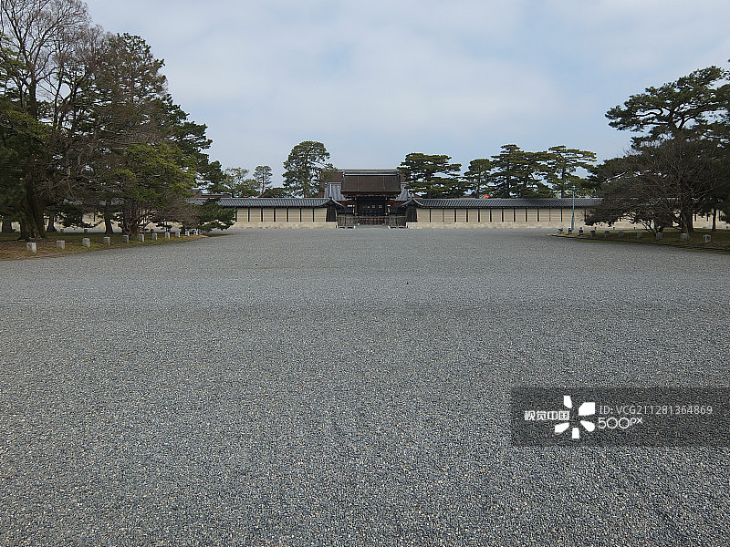 京都御所建礼门图片素材