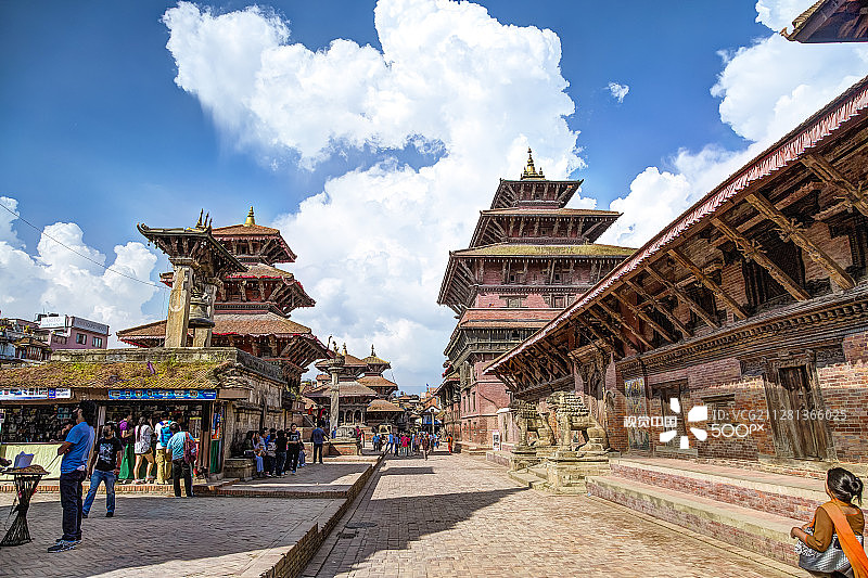 尼泊尔帕坦杜巴广场图片素材