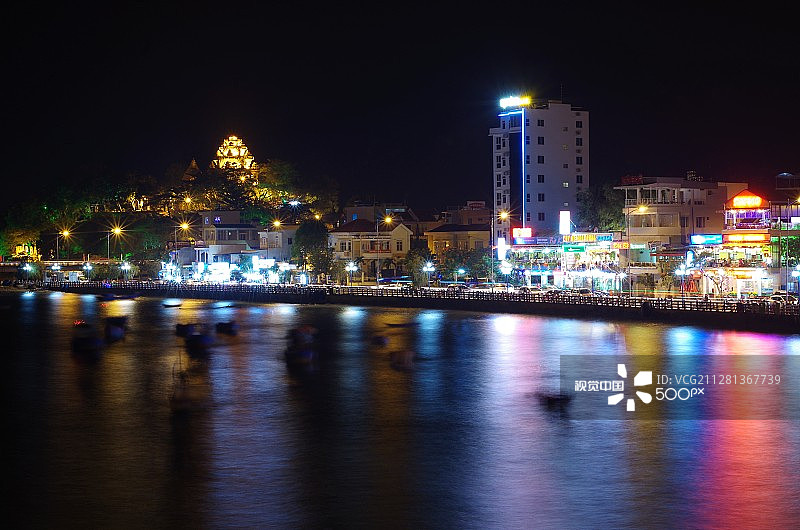 芽庄夜景图片素材