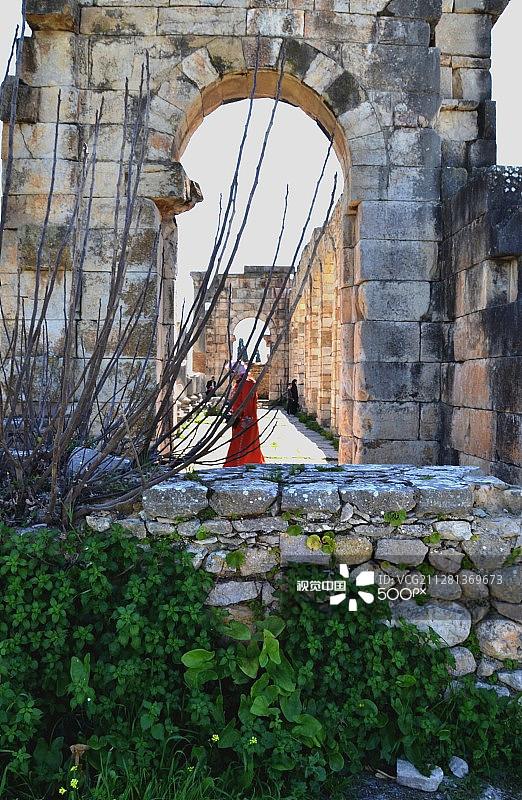 沃吕比利斯遗址图片素材