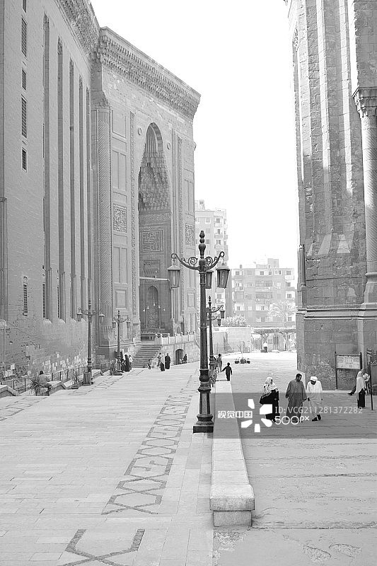 苏丹哈桑清真寺与里法伊清真寺图片素材